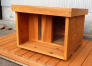 この犬小屋は、小型犬の小屋として製作しました。